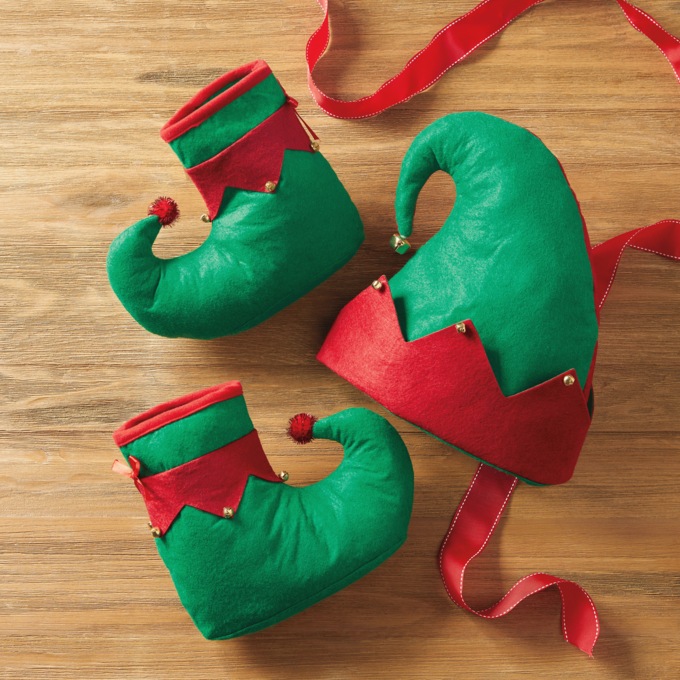 Elf Hat and Sock Set, , large