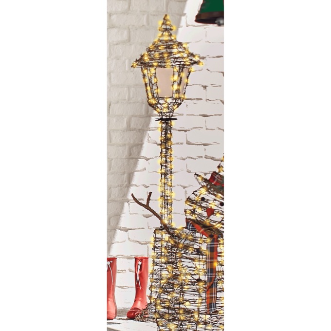 Rattan Lamppost, , large