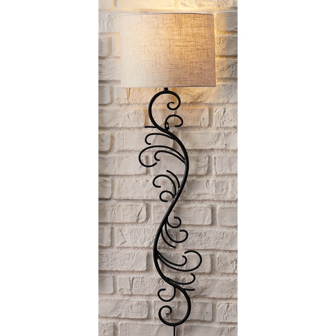 Black Scroll Wallchiere, , large