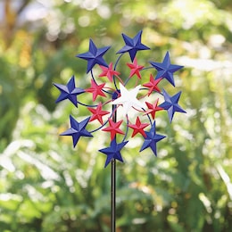 Americana Flower Garden Spinner, , large