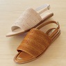 Amanda D&#39;Laurie Woven Vamp Slingback, , large