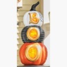 Lit Boo Pumpkin Stack, , large