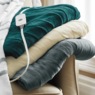 Sunbeam Nordic Plush Heated Throw, , large