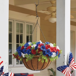 Americana Hanging Basket, , large