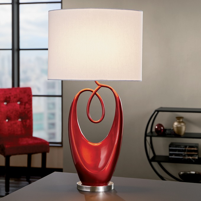 Swirl Sculpture Table Lamp, , large
