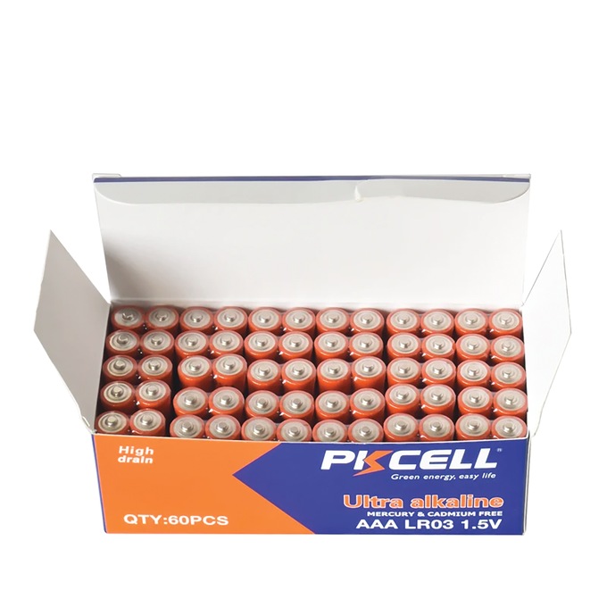 PKcell 60-Pack AAA Batteries, , large