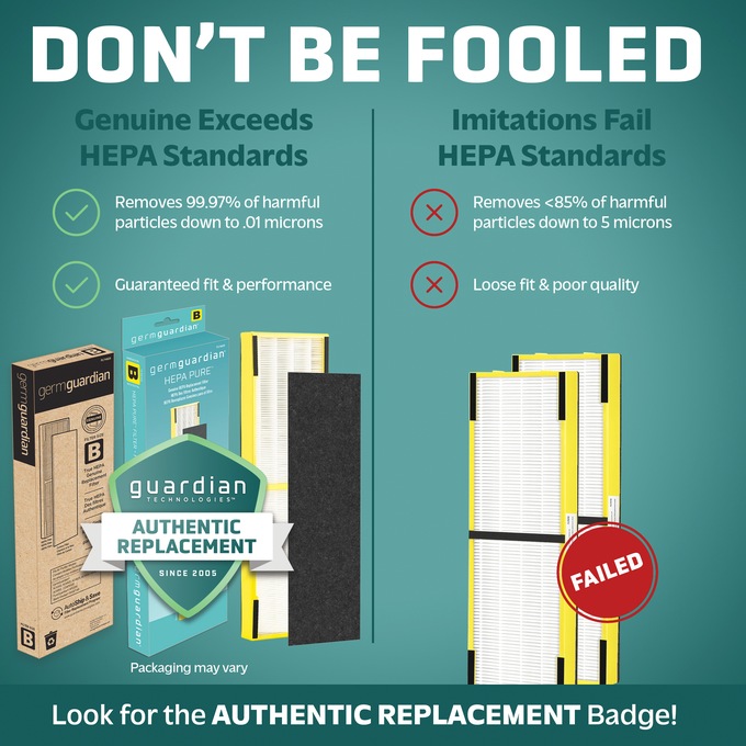 GermGuardian 4825 Filter Replacements 2-Pack, , large