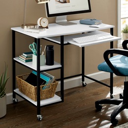 Home Office Powered Desk, , large