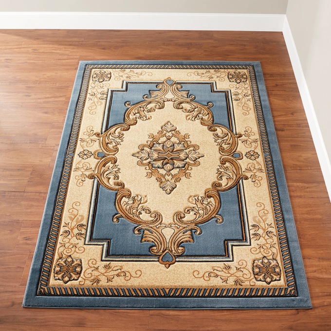 Adelaide Rug, Blue, large