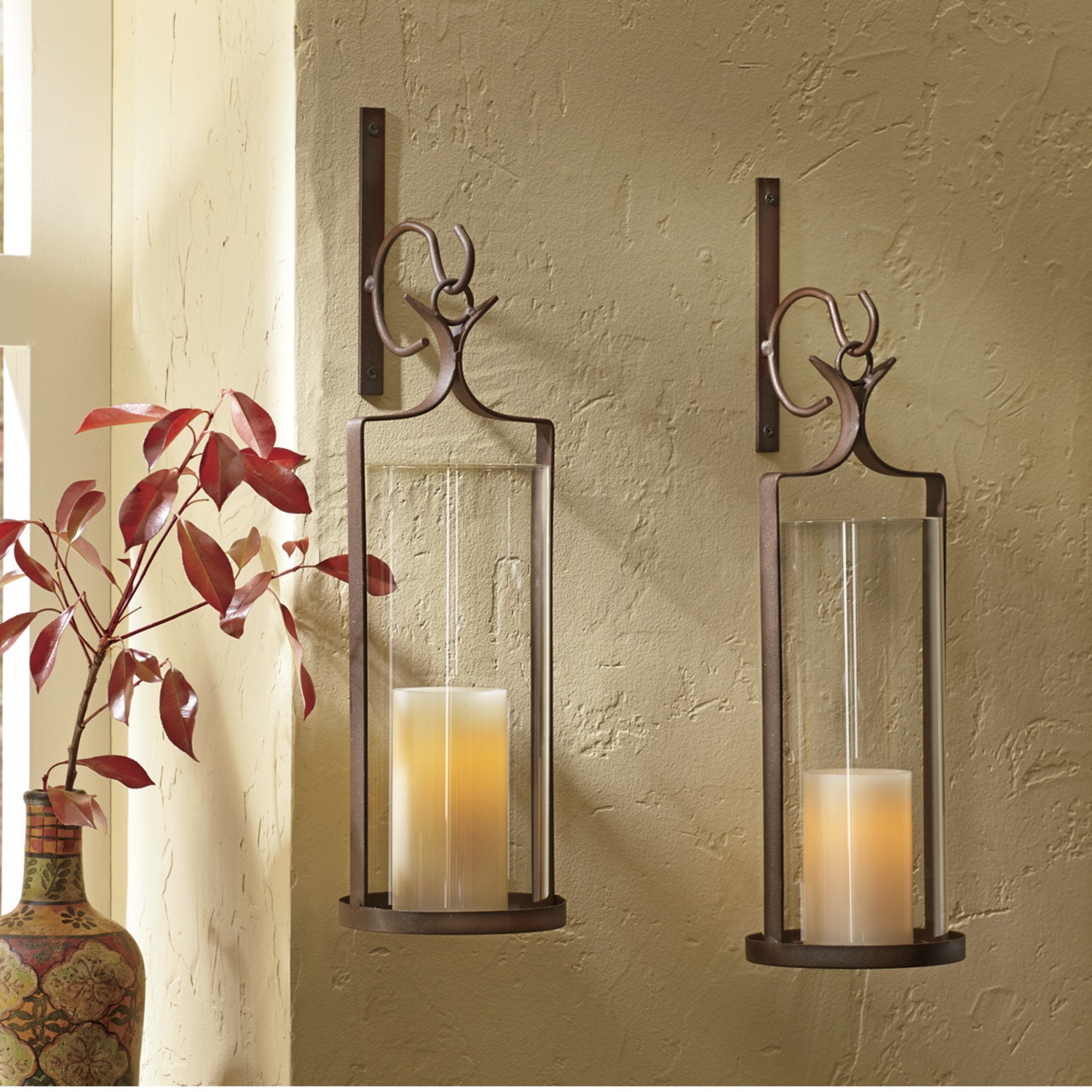 Set of 2 Wall Sconces Seventh Avenue