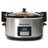 Elite Gourmet 8.5-qt. Programmable Stainless Steel Slow Cooker with Locking Lid, , large