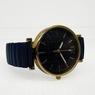 Ladies' Embellished Stretch-Band Colorful Watch, Black, large