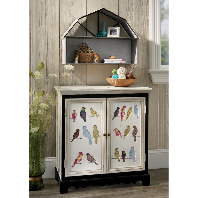 Patchwork Bird Cabinet Seventh Avenue