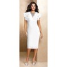 Eyelet Sheath Dress, , large