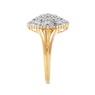 Diamond Marquise Cluster Ring, , large