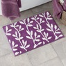Serene Leaf Bath Mat, , large