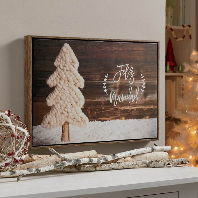 Feliz Navidad Tree Sign, , large
