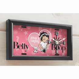 Betty Boop Framed Wall Clock, , large