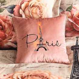Paris Rose Accent Pillow, , large