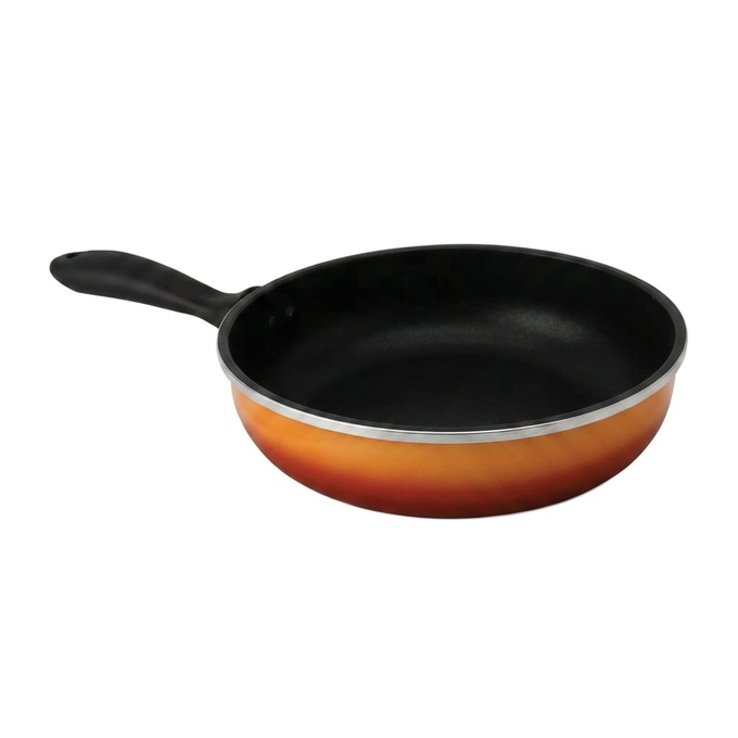 Gradient 10-Piece Aluminum Cookware Set, Orange, large