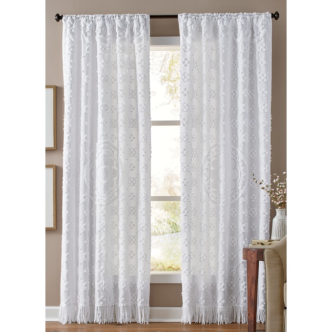 Emily Chenille Panel Pair, , large