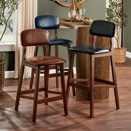 Niko 24&quot; Counter Stool or 28&quot; Bar Stool, , large
