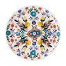 Set of 4 Mikasa Painted Medallion Appetizer Plates, , large