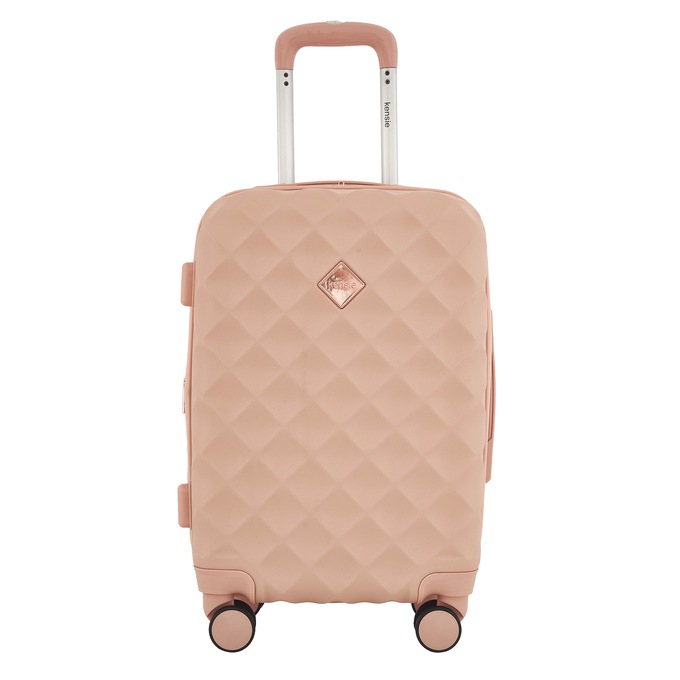 Travelers Club Kensie Expandable Hardside Carry-On, Dusty Pink, large