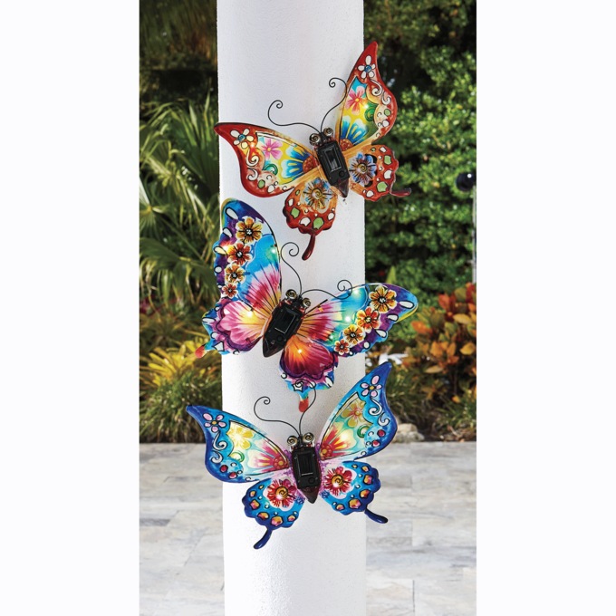 Solar Metal Butterfly, , large