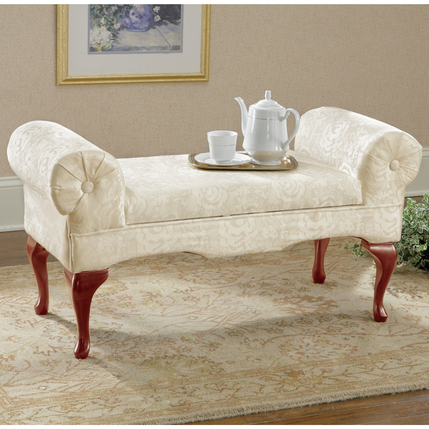 Rose Storage Bench Seventh Avenue