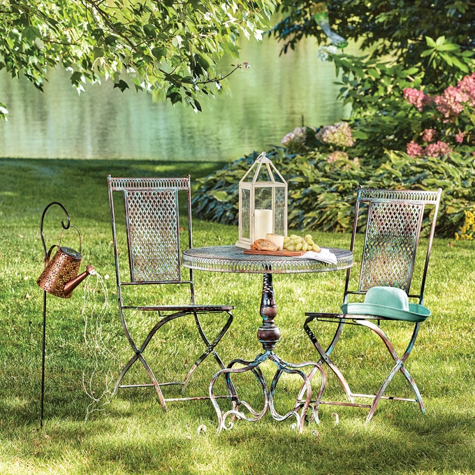 Watering Can Solar Stake, , large