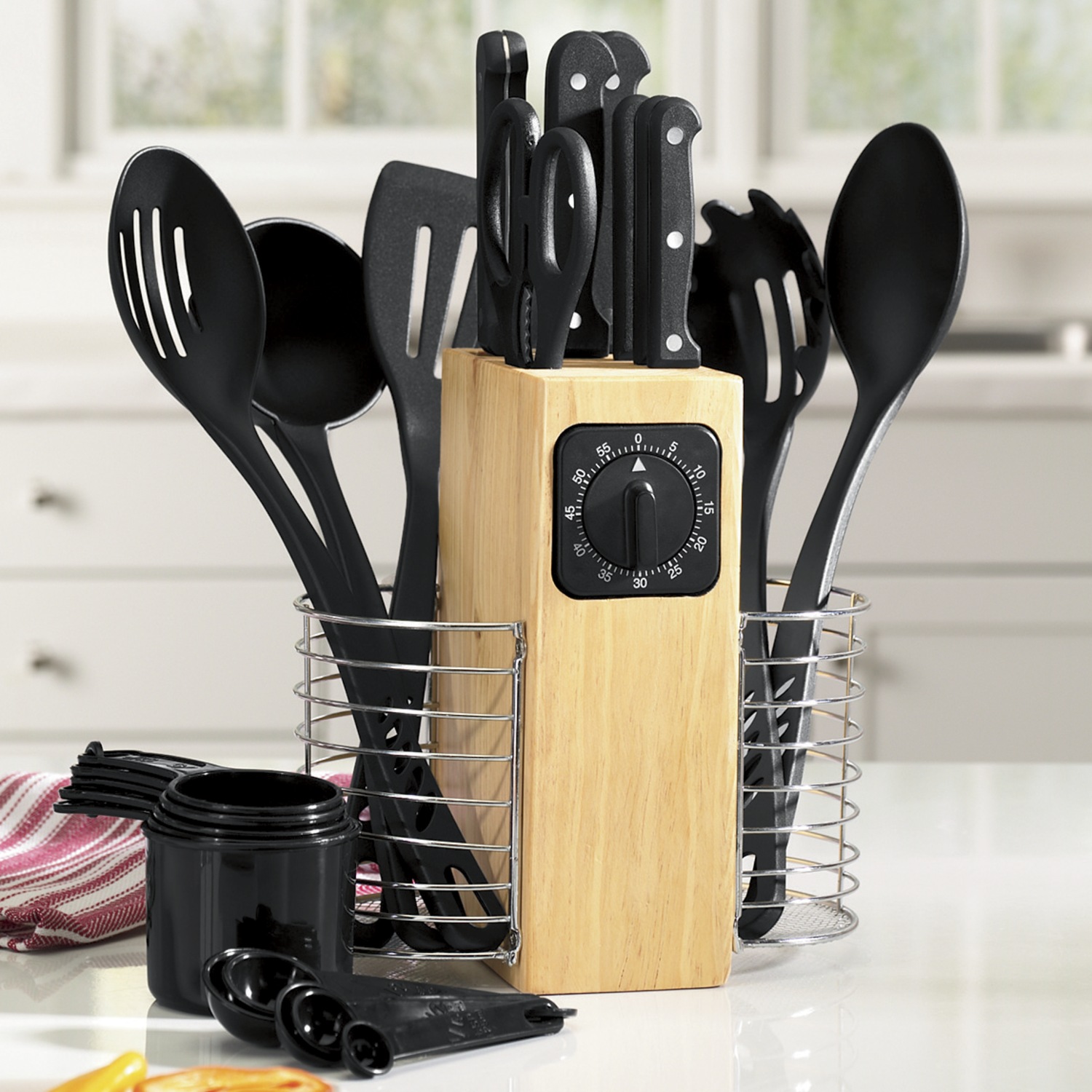 25-Piece Cutlery & Utensil Set | Seventh Avenue