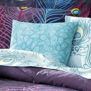 Feathers Decorative Pillow, , large