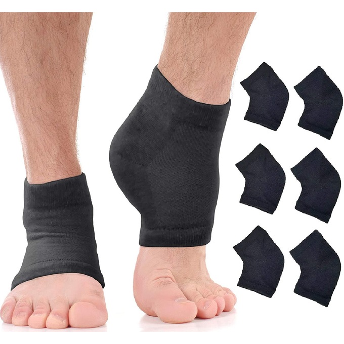 Gel Heel Sock & Glove Set, , large
