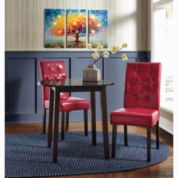 Avery Faux-Marble Dining Table, , large