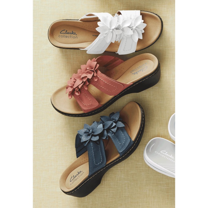 Clarks Merliah Raelyn Slide, Blue, large