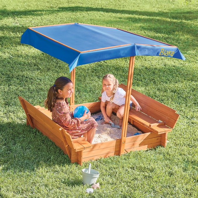Convertible Sandbox with Sunshade, , large