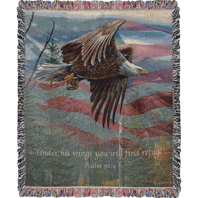May Freedom Fly Tapestry Throw, , large