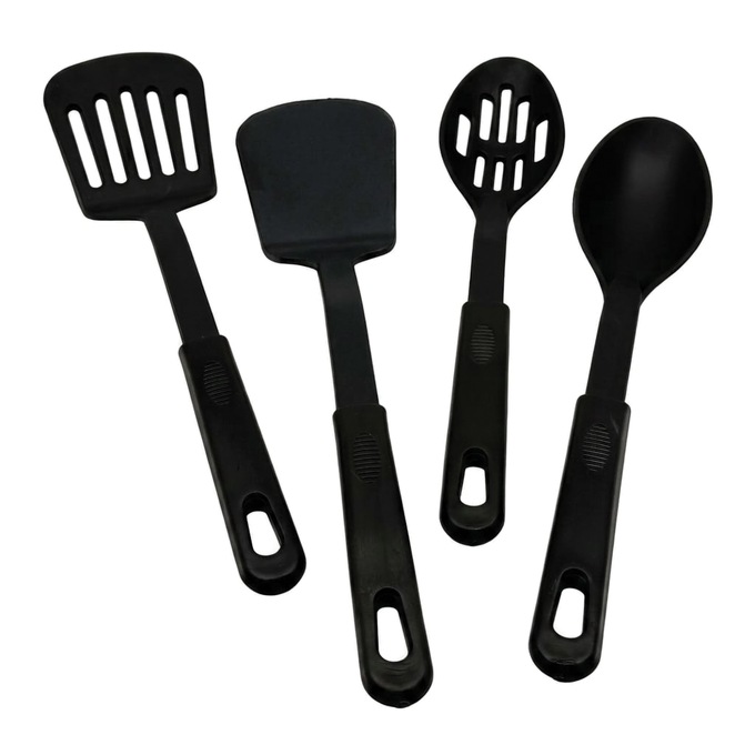 Ginny's 22-Piece Ceramic Cookware Set, Black, large