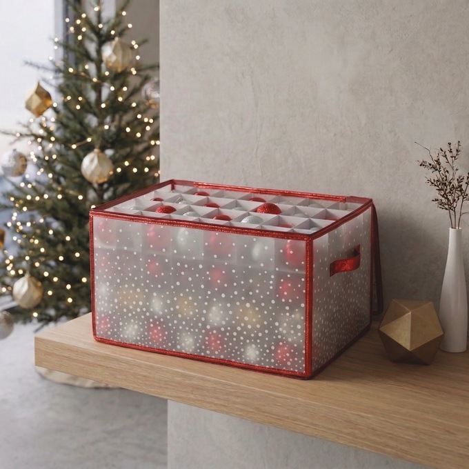 Simplify 112-Ct. Ornament Storage Organizer, Assorted, large