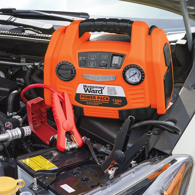 Montgomery Ward 7-in-1 Power Station, Orange, large