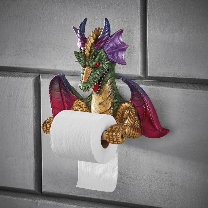 Dragon Toilet Paper Holder, , large