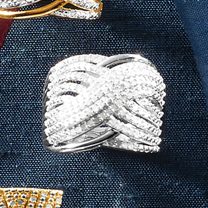 Diamond CrissCross Band, , large