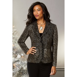 Sequin Blazer, , large
