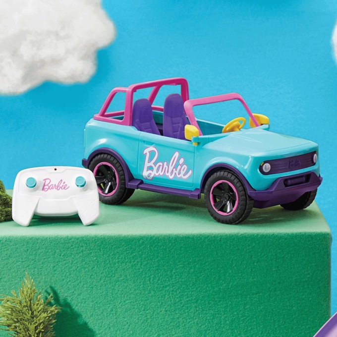 Hot Wheels Barbie RC SUV, , large