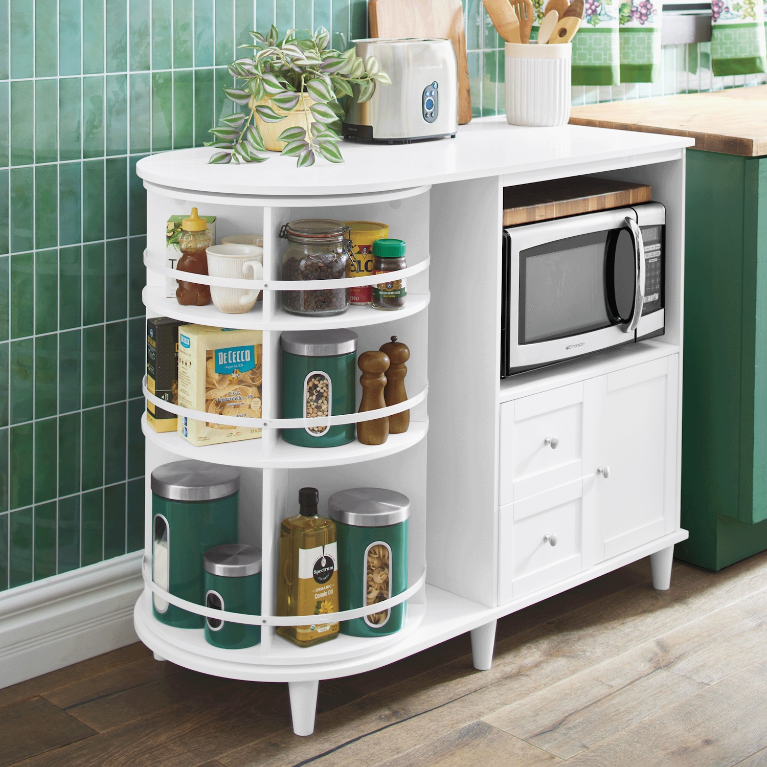 Lazy Susan Cabinet | Seventh Avenue