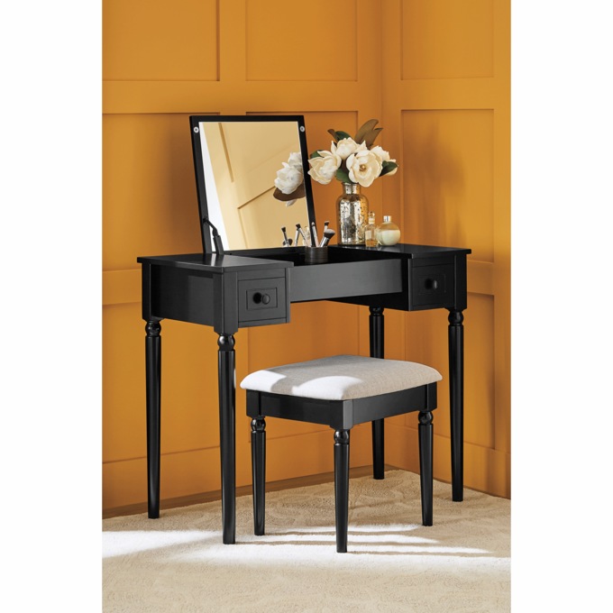 Ismere Vanity and Stool, , large