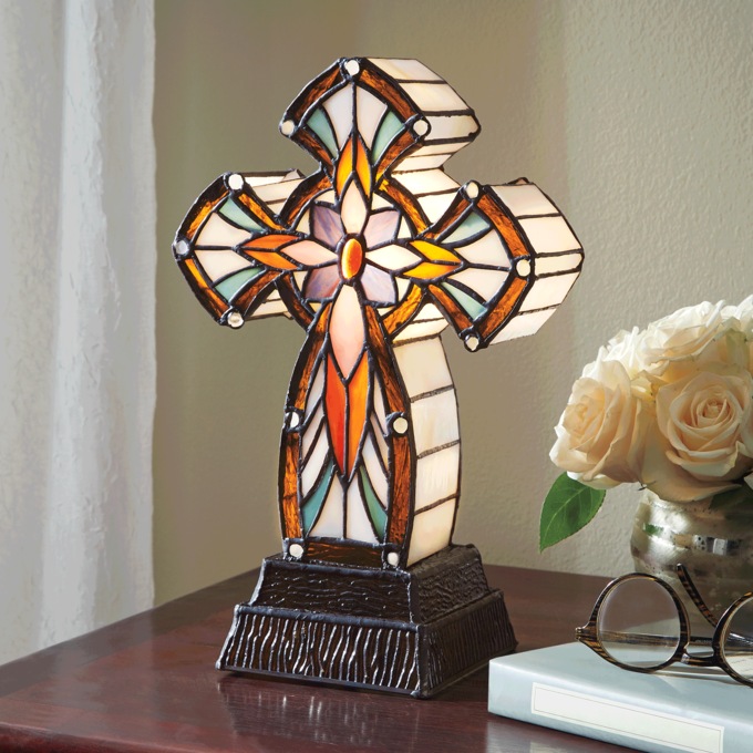 Figural Religious Accent Lamp, , large