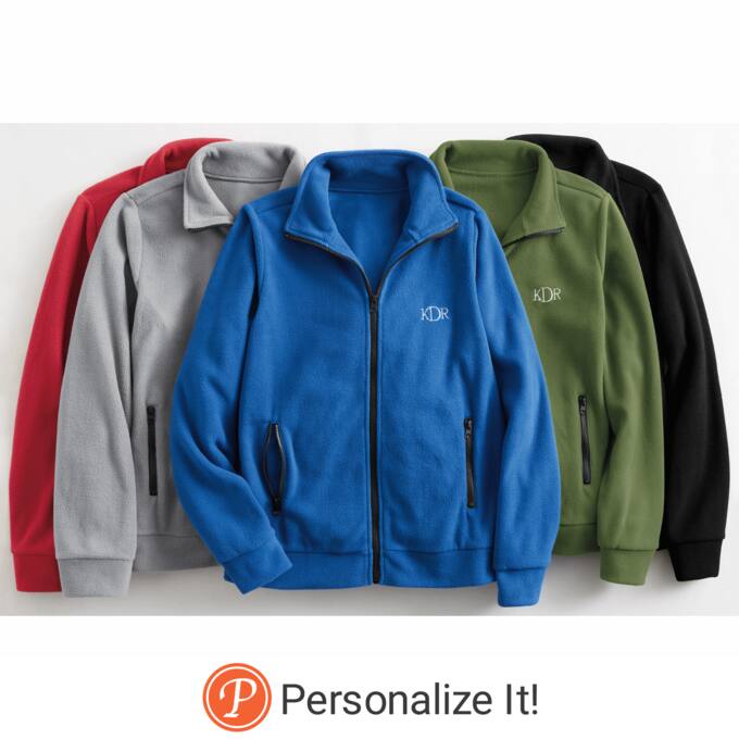 Personalized Women's Fleece Jacket | Seventh Avenue Personalized Women's Fleece Jacket | Seventh Avenue