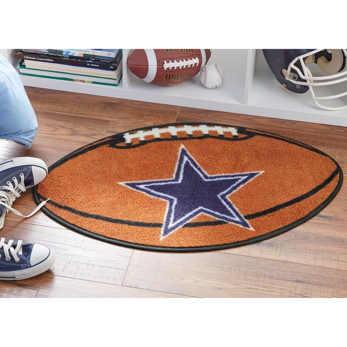NFL Football Rug - 32 1/2" x 20 3/4", , large